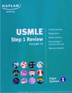 2008 Kaplan USMLE Step 1 Home Study Program-Brand New Volume III: Organ Systems Book 1