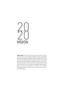 2020 Vision: How Global Business Leaders See Australia's Future