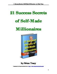 21 Success Secrets