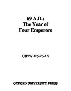 69 AD The Year of Four Emperors