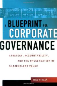 A Blueprint. Corporate Governance
