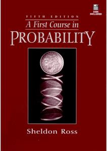 A First Course in Probability (5th Edition)