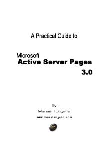 A Practical Guide To Asp