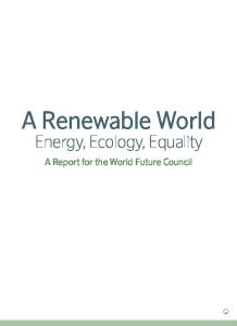 A Renewable World: Energy, Ecology, Equality