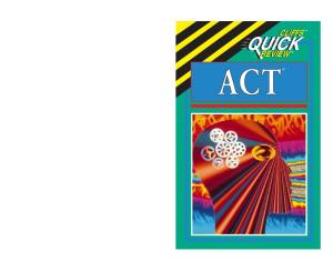 ACT (Cliffs Quick Review)