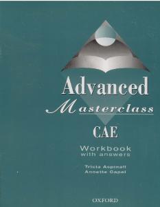 Advanced Masterclass CAE: Workbook