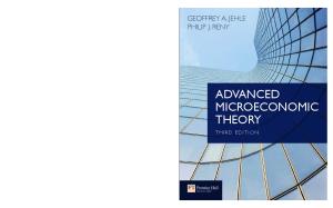 Advanced Microeconomic Theory, 3rd Edition
