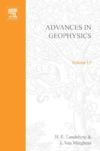 Advances in Geophysics, Volume 15