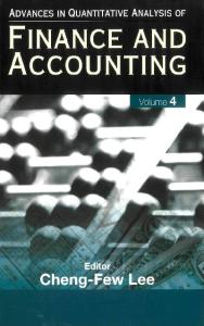 Advances in Quantitative Analysis of Finance and Accounting, Volume 4