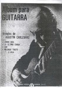 Álbum para guitarra (Album for guitar - Guitar Scores)