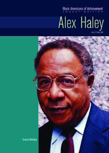 Alex Haley: Author (Black Americans of Achievement)