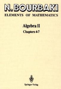 Algebra II: Chapters 4-7