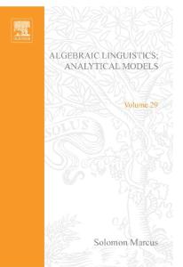Algebraic linguistics: analytical models