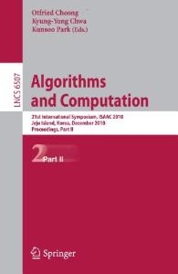Algorithms and Computation, Part II