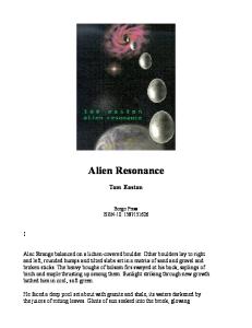 Alien Resonance