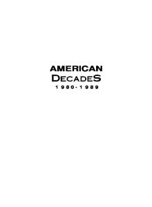 American Decades: 1980-1989 (American Decades)