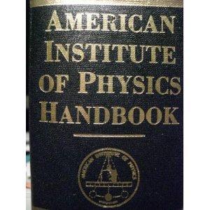 American Institute of Physics Handbook, Third Edition