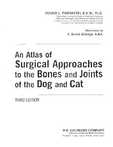 An Atlas of Surgical Approaches to the Bones and Joints of the Dog and Cat