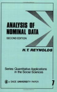 Analysis of nominal data, Issue 7