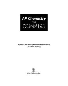 AP Chemistry for Dummies