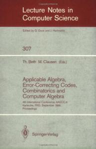 Applied Algebra, Algebraic Algorithms and Error-Correcting Codes 4 conf., AAECC-4