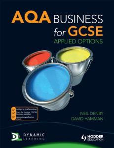 AQA Business for GCSE Applied Options