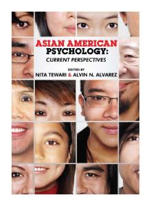 Asian American psychology: current perspectives