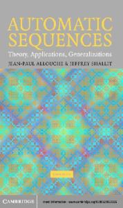 Automatic sequences: theory, applications, generalizations