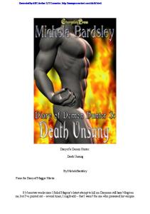 Bardsley, Michele - Diary of a Demon Hunter 3 - Death Unsung
