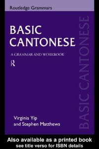 Basic Cantonese: A Grammar and Workbook (Grammar Workbooks)
