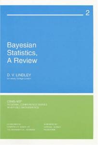 Bayesian statistics: a review