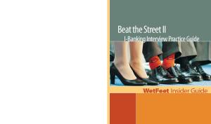 Beat the Street II: I-Banking Interview Practice Guide