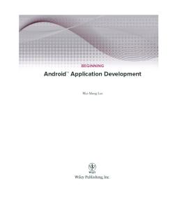 Beginning Android Application Development
