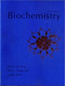 Biochemistry, Sixth Edition