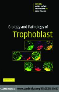 Biology and pathology of trophoblast