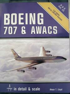 Boeing 707 and AWACS in detail and scale