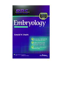 BRS Embryology, 5th Edition