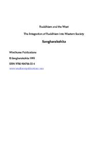 Buddhism and the West