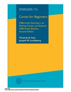 Cartan for Beginners, Differential Geometry via Moving Frames and Exterior Differential Systems,  2nd edition