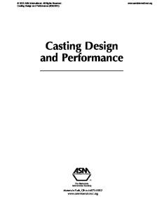 Casting Design and Performance