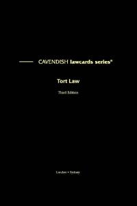 Cavendish: Tort Lawcards