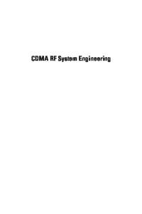 CDMA RF System Engineering