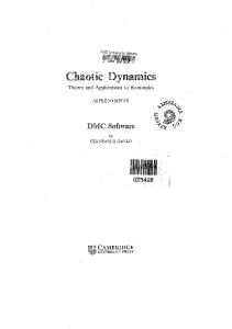 Chaotic Dynamics: Theory and Applications to Economics
