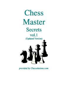 Chess Master Secrets