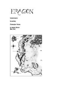 Christopher Paolini - Inheritance Trilogy 1 - Eragon
