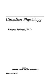 Circadian Physiology