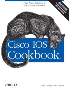 Cisco IOS Cookbook, 2nd Edition (Cookbooks (O'Reilly))