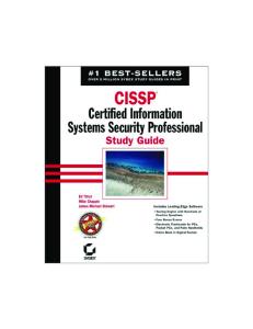 CISSP: Certified Information Systems Security Professional study guide