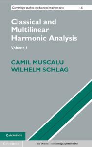 Classical and Multilinear Harmonic Analysis, Volume 1