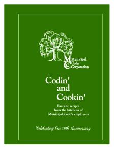 Codin' and Cookin' Volume One (Cook Book)